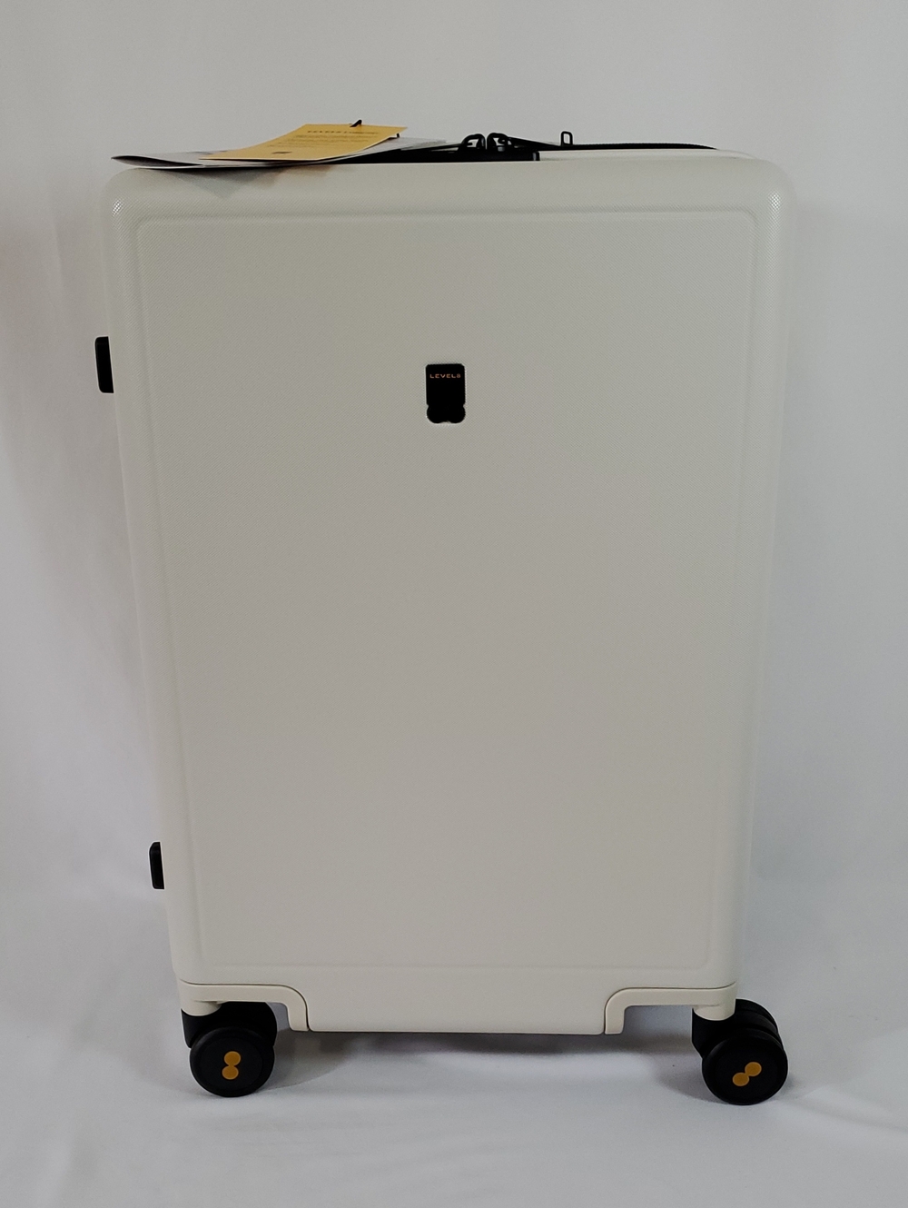 Level8 Elegance Texture Hardshell Travel Luggage (Cream White)